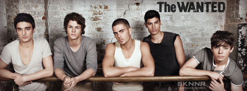 The Wanted 5 Facebook Cover