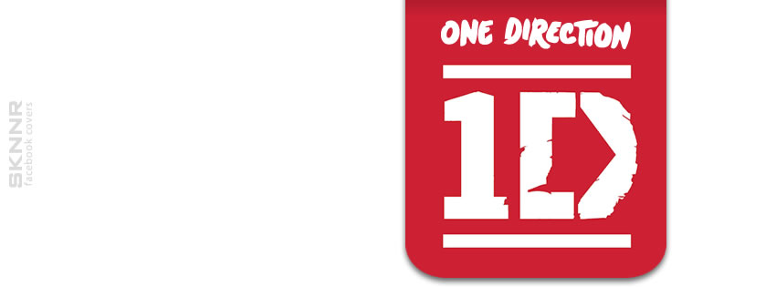 One Direction White 2 Facebook Cover