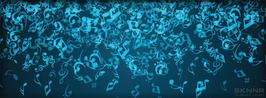 Music Notes 1 Facebook Cover