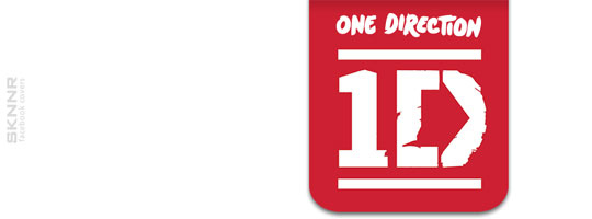 One Direction White 2 Facebook Cover